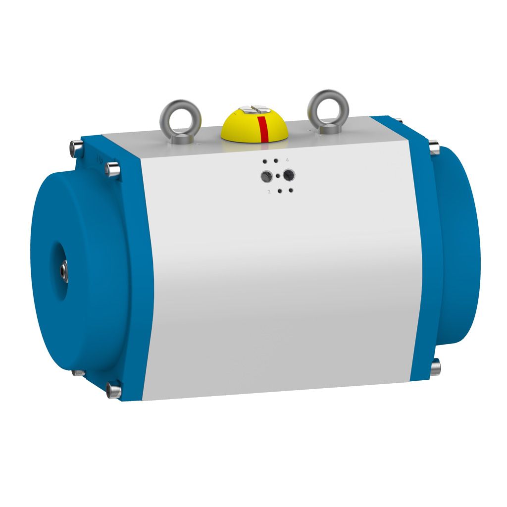 190er GT Schwenkantrieb - Doppeltwirkung, Bohrbild F14, einseitige Endlageneinstellung, Ritzel NP36, CW-A