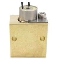 Montageblock Ø15mm für Mikroventile aus Alu Eloxiert - G1/8