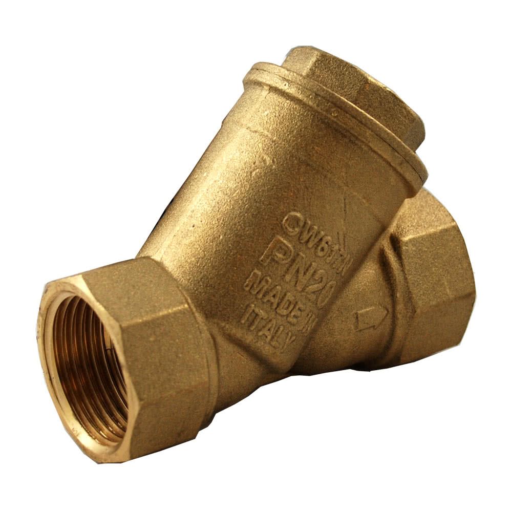 Schmutzfänger, Messing, Y-Filter, G 1/4, Maschenweite 500µm