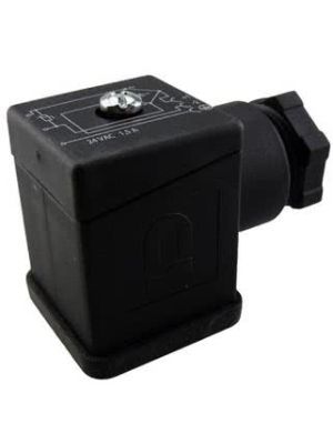 Gerätestecker Bauform A, Gleichrichter, passend für Magnetspulen 70-250V 7000er Serie