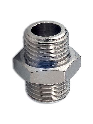 Doppelnippel mit BSPP- & metrischem Gewinde