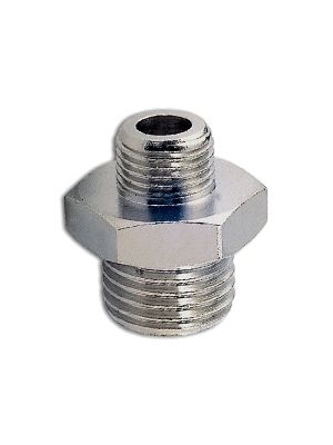 Doppelnippel reduziert mit BSPP- und metrischem Gewinde