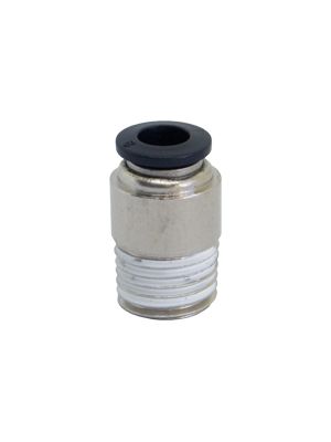 Steckanschlussverbinder mit Innensechskant BSPT-Gewinde vernickelt