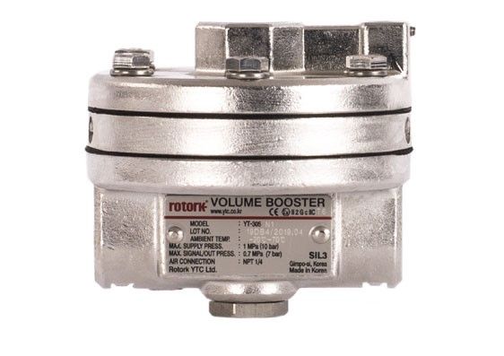 YTC Volumenverstärker (Booster) Edelstahl 1/4 NPT