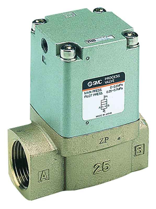 SMC Pneumatik - Pneumatisch betätigtes 2/2-Wege-Ventil [VNB]