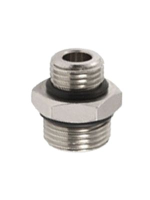 Doppelnippel reduziert mit BSPP-Gewinde, O-Ring