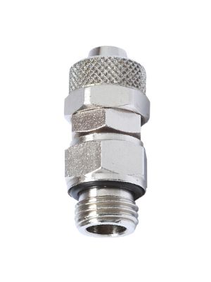 Schwenkbarer Schnellanschlussverbinder mit BSPP-Außengewinde und O-Ring